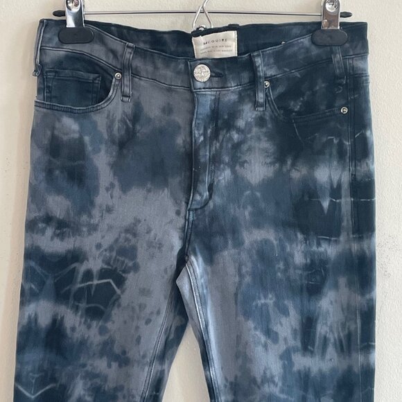 McGuire Denim New Skinny Jean in Tie-Dye,  Blue and Grey - Size 28 - Picture 3 of 5